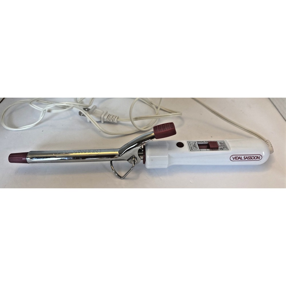 Vidal Sassoon VS143 Curling Iron tested small barrel Tight curls